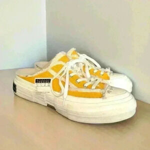 xVESSEL  G.O.P. Slip On 'Fluorescent Orange' Authentic M8.5 W11 Streetwear Shoes